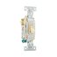 Toggle Switch, #14-10 Awg, 15A, Commercial, 120/277V, Back/Side Wiring, Screw, Brown, 3-Way, CSB315STV-SP