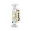 Commercial Grade Toggle Switch, #14-10 Awg, 15A, 120/277V, Back & Side, Screw, Ivory, 3-Way, CSB315V
