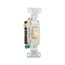 Commercial Grade Toggle Switch, #14-10 Awg, 15A, 120/277V, Back & Side, Screw, Ivory, 3-Way, CSB315V