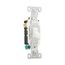 Commercial Grade Toggle Switch, #14-10 Awg, 15A, 120/277V, Back & Side, Screw, White, 3-Way, CSB315W