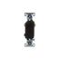 Commercial Grade Toggle Switch, #14-10 Awg, 20A, 120/277V, Back & Side, Screw, Brown, 3-Way, CSB320B