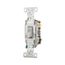 Commercial Grade Toggle Switch, #14-10 Awg, 20A, 120/277V, Back & Side, Screw, Gray, 3-Way, CSB320GY