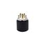 Auto Grip Locking Plug, #18-8 Awg, 20A, 480V, Auto Grip, L12-20, 3-Pole, 3-Wire, 0.38 To 1 In, CWL1220P