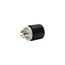 Auto Grip Locking Plug, #18-8 Awg, 20A, 480V, Auto Grip, L12-20, 3-Pole, 3-Wire, 0.38 To 1 In, CWL1220P
