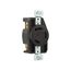 Auto Grip Locking Receptacle, #14-8 Awg, 30A, 480V, Black, Single, L12-30, 3-Pole, 3-Wire, CWL1230R