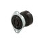 Safety Grip Locking Flanged Outlet, #14-8 Awg, 20A, 250V, Back Wiring, L2-20, 2-Pole, 2-Wire, CWL220FO1