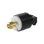 Safety Grip Locking Plug, #16-12 Awg 20A, 250V, Safety Grip, L2-20, 2-Pole, 2-Wire, 0.38 To 1 In, CWL220P-6