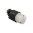 Safety Grip Locking Connector, #16-12 Awg 15A, 125V, Safety Grip, L5-15, 2-Pole 3-Wire, CWL515C