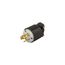 Safety Grip Locking Plug, Bulk Pack, #16-12 Awg 15A, 125V, Safety Grip, L5-15, 2-Pole 3-Wire, CWL515P-BU