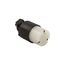 Safety Grip Locking Connector, #16-12 Awg 15A, 250V, Safety Grip, L6-15, 2-Pole 3-Wire, CWL615C