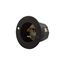 Safety Grip Locking Flanged Inlet, #14-8 Awg, 15A, 250V, Black, L6-15, 2-Pole 3-Wire, CWL615FI