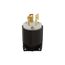 Safety Grip Locking Plug, #16-12 Awg, 15A, 250V, Safety Grip, L6-15, 2-Pole 3-Wire, 0.38 To 1 In, CWL615P