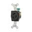 Safety Grip Locking Receptacle, #14-8 Awg 15A, 250V, Black, L6-15, 2-Pole 3-Wire, CWL615R