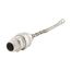 Strain Relief Deluxe Cord Grip, Straight, 0.25-0.31" Cord Dia. 1/2" Fitting, Male Mesh Body, DC100250