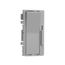 Fan Color Change Faceplate, Gray, Indoor, Decorator Style, DCK1-GY