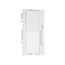Fan Color Change Faceplate, White, Indoor, Decorator Style, DCK1-W