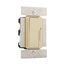 Decorator Dimmer, Preset Feature, #14 -12 Awg 120V, Slide Actuator, Wire Lead Connect, Ivory, DI10P-V