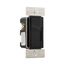 Decorator Dimmer, Preset Feature, #14 -12 Awg 120V, Slide Actuator, Black, 1-Pole, 3-Way, DLC03P-BK