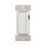 Decorator Dimmer, Preset Feature, #14 -12 Awg 120V, Slide Actuator, Wire Lead Connect, White, DLC03P-W