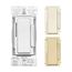 Wi-Fi Smart Dimmer, 120V, Back & Side Wire, White, Light Almond, Ivory, 1-Phase, Multi-Location, EWACD-C2-BX-L