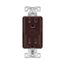 Plt Wi-Fi Smart Duplex Receptacle, Neutral Required, 120V, Split Control 15A, 1/2 Hp, 120V Brown, EWFTRCR15-B-BX-L