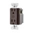Plt Wi-Fi Smart Duplex Receptacle, 120V, Split Control 15A, 1/2 Hp, 120V Oil Rubbed Bronze, EWFTRCR15-RB-BX-L