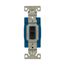 Ezlink Modular Toggle Switch, 15 A, 120-277 Vac, 60 Hz, Single-Pole, Three-Wire, Brown, EZ1201B