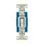 Ezlink Modular Toggle Switch, 15 A, 120-277 Vac, 60 Hz, Single-Pole, 3-Wire, Light Almond, EZ1201LA