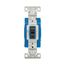 Ezlink Modular Toggle Switch, 15 A, 120-277 Vac, 60 Hz, Three-Pole, Four-Wire, Black, EZ1203BK