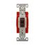 Ezlink Modular Toggle Switch, 20 A, 120-277 Vac, 60 Hz, Single-Pole, Three-Wire, Black, EZ1221BK