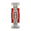 Ezlink Modular Toggle Switch, 20 A, 120-277 Vac, 60 Hz, Single-Pole, Three-Wire, Gray, EZ1221GY