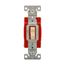 Ezlink Modular Toggle Switch, 20 A, 120-277 Vac, 60 Hz, Three-Pole, Four-Wire, Ivory, EZ1223V