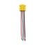 Ezlink Modular Switch Connector, 20 A, 120-277 Vac, 60 Hz, 3-Pole, Solid, 4-Wire, Yellow, EZ3WSWSOL