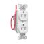 Ezlink Modular Duplex Receptacle, 15 A, 125 Vac, 60 Hz, Split Control, Nema 5-15R, 3-Wire, White, EZ5262SCW