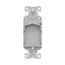 Ezlink Modular Duplex Receptacle, 20 A, 125 Vac, 60 Hz, Nema 5-20R, Three-Wire, White, EZ5362W