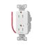 Ezlink Modular Decorator Receptacle, 15 A, 125 Vac, 60 Hz, Half Controlled, 3-Wire, White, EZ6262CHW