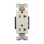 Ezlink Modular Decorator Receptacle, 20 A, 125 Vac, 60 Hz, Nema 5-20R, Three-Wire, Brown, EZ6362B