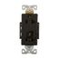 Ezlink Modular Decorator Receptacle, 20 A, 125 Vac, 60 Hz, Nema 5-20R, Three-Wire, Black, EZ6362BK
