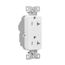 Ezlink Modular Decorator Receptacle, 20 A, 125 Vac, 60 Hz, Nema 5-20R, Three-Wire, White, EZ6362W