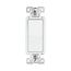 Ezlink Modular Decorator Switch, 15 A, 120-277 Vac, 60 Hz, Single-Pole, Three-Wire, Red, EZ7601RD