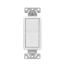 Ezlink Modular Decorator Switch, 15 A, 120-277 Vac, 60 Hz, Three-Pole, Four-Wire, White, EZ7603W