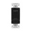 Ezlink Modular Decorator Switch, 15 A, 120-277 Vac, 60 Hz, Three-Pole, Four-Wire, White, EZ7603W