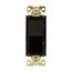 Ezlink Modular Decorator Switch, 20 A, 120-277 Vac, 60 Hz, Three-Pole, Four-Wire, Black, EZ7623BK