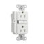 Ezlink Modular Gfci, 15 A, 125 Vac, 60 Hz, White, Three-Wire, EZGF15W