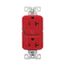 Ezlink Modular Gfci, 20 A, 125 Vac, 60 Hz, Red, Three-Wire, EZGF20RD