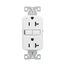 Ezlink Modular Gfci, 20 A, 125 Vac, 60 Hz, White, Three-Wire, EZGF20W