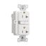 Ezlink Modular Gfci, 20 A, 125 Vac, 60 Hz, White, Three-Wire, EZGF20W