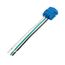 Ezlink Modular Receptacle Connector, 20 A, 125 Vac, 60 Hz, Solid, Three-Wire, Blue, EZRCSOL