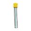 Ezlink Modular Switch Connector, 20 A, 125 Vac, 60 Hz, Single-Pole, Solid, 3-Wire, Yellow, EZSPSWSOL