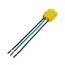 Ezlink Modular Switch Connector, 20 A, 125 Vac, 60 Hz, Single-Pole, Solid, 3-Wire, Yellow, EZSPSWSOL